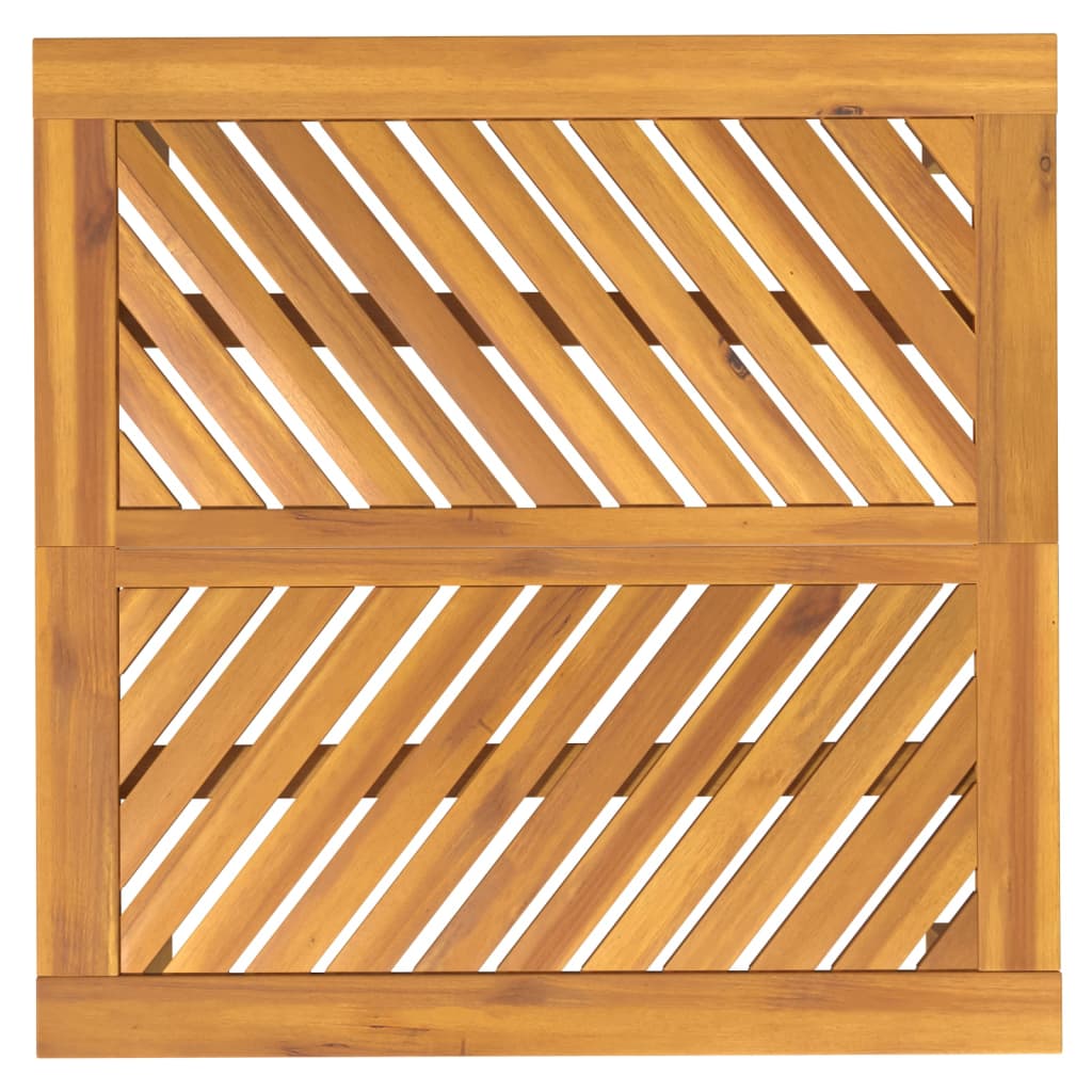 Vidaxl Garden Table, 90X90X74 Cm, Solid Acacia Wood
