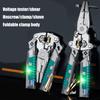 9 IN 1 Foldable Wire Stripper with Electricity Measurement Plier for Cutting Pulling Wires Cable Electrician Scissors