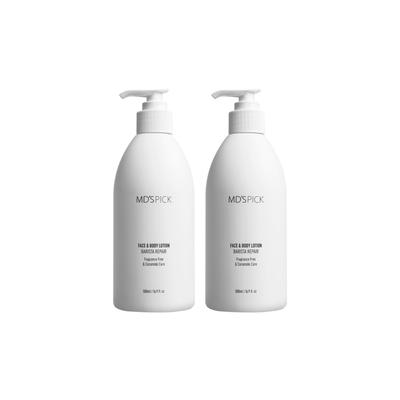 MD pasirinkimas Bekvapis Barista Repair veido ir kūno losjonas 500 ml, 2 vienetai