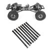 8pcs M3 Aluminum Alloy Link Rod Linkage Set for   SCX10 RC Crawler Car Upgrade Parts