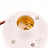 1 Piece E27 Screw LED Bulb Holder Sound Light Control Sensor Lamp Base Delay Switch AC220V Light Socket Adapter