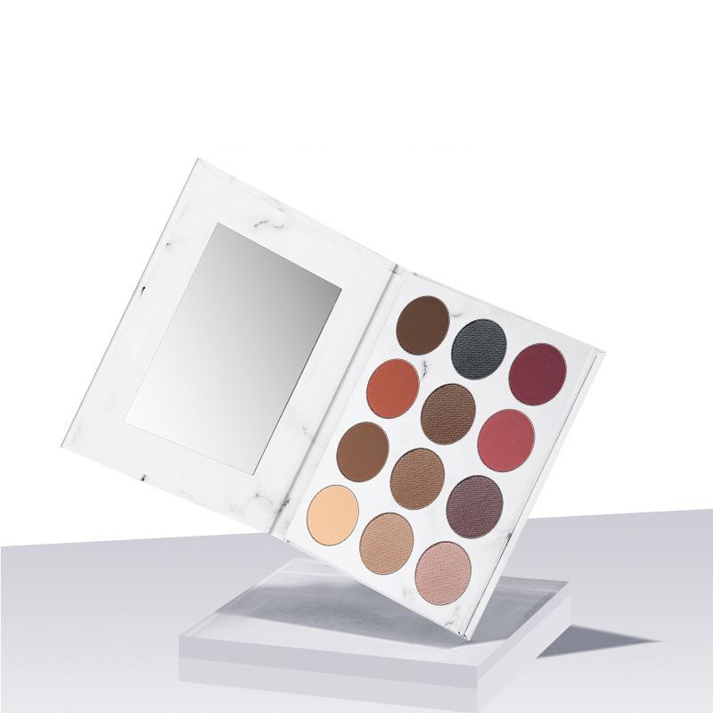 SENANA Streamer Star Twelve Color Marble Eyeshadow Glossy Eyeshadow Palette