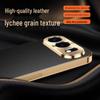 Compatible with Honor 500 & Honor 400: Electroplated Lychee Leather Texture Drop-Proof Case with Soft Edges for Men & Women.