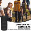 Taktische Wasserflaschentasche Reise Sport Wasserflaschenhalter mit Kordelzug Offene Oberseite und Netzboden Befestigung an Rucksack Weste Gürtel