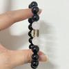 Agate Beaded Bracelet for Women Natural Stone 10mm Round Beads Stretch Adjustable Bangle Semi-Precious Gemstones Jewelry Gifts