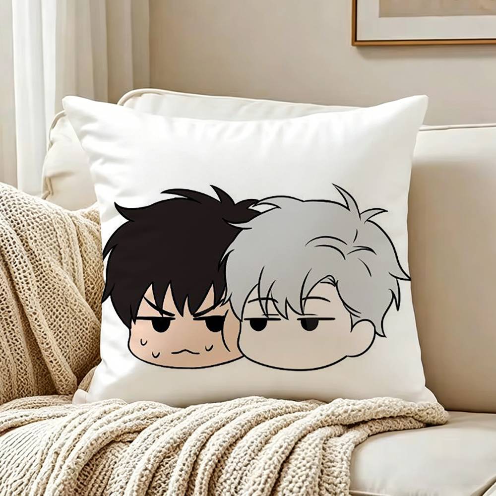 BL Manhwa PPassion Pillow Case Living Room Sofa Cushion Cover Suitable For Home Bedroom Room Decoration