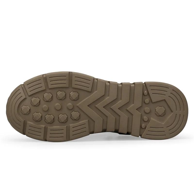 leather work shoes waterproof safety shoes anti smash working shoes with iron toe anti puncture anti-slip work boots for men