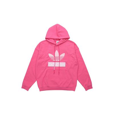 adidas Αρχικά Φούτερ Big Trefoil Με Αντίθετο Λογότυπο Φούτερ Ανδρικό Ημι-Ηλιακό Ροζ H09352