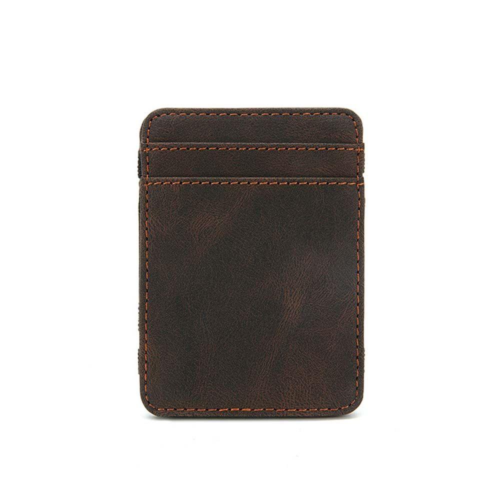 ID Card Case Men With Ribborn Gift Card Cover Cash Clip Magic Wallet Money Clips Mini Coin Purse