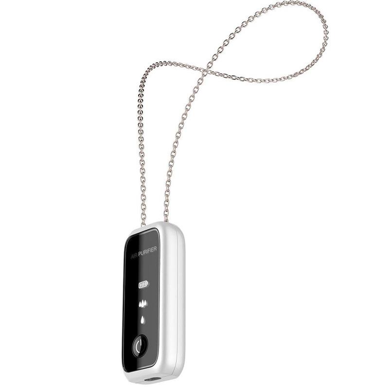 Portable Neck-Hanging Negative Ion Air Purifier Mini 