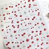Fruit 5D Nail Art Sticker Apple Strawberry Cherry Love Hearts Bowknot Stars Cartoon Butterfly Manicure Decal DIY