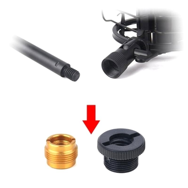10Pieces 3/8" Female To 5/8" Male Microphones Mics Stands Adapter Thread Screws for Microphones Mics Stands Spare Parts