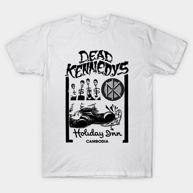 Dead Kennedys Witte Kleur Volledige Maat 100% Katoenen T-shirt Cadeau Voor Fan