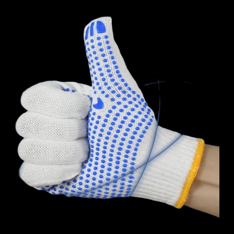 NHZHIW Verdickte rutschfeste verschleißfeste Arbeitshandschuhe (10 Paare)