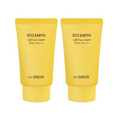 1+1 Eco Earth Light Sun Cream 50g, 2 Units