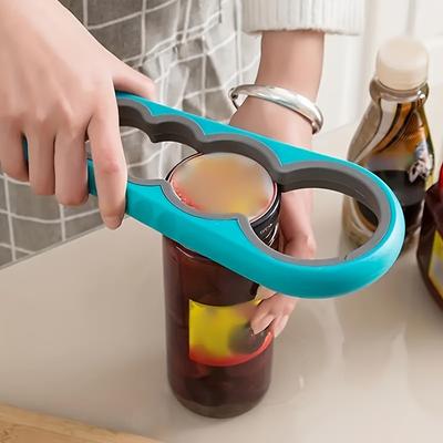 1PC 4 In 1 Can Opener, Suitable for Weak Hands, Convenient for the Elderly To Use Household Kitchen Supplies