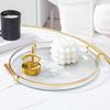 Thickened Tea Cup Storage Plate Removable Handle Living Room Fruit Tray Aromatherapy Tray  Coffee