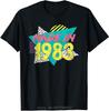 Retro Streetwear Birthday T-Shirt Unisex Born In 1983 Style Graphic T Shirt Birthday Gifts TShirt Streetwear Unisex Clothing