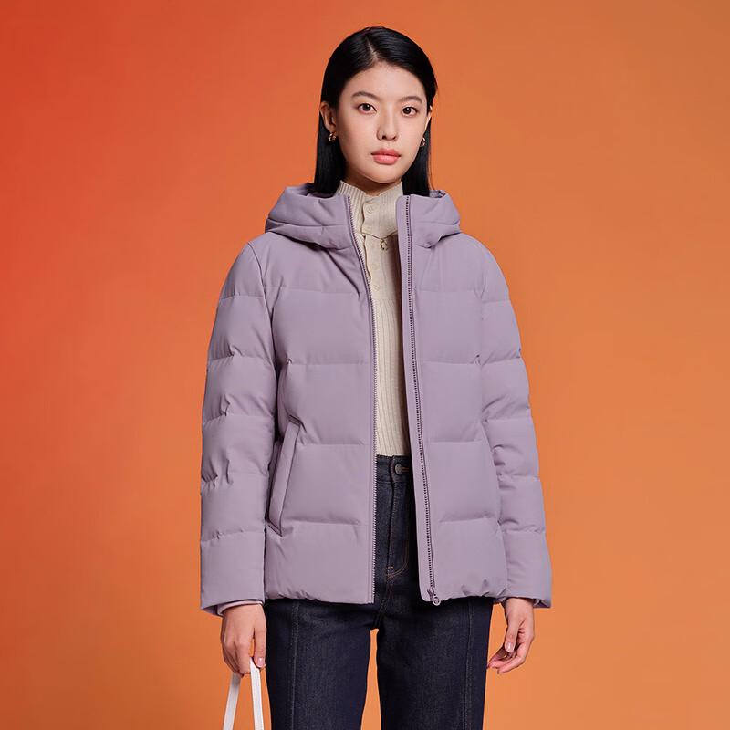 Tanboer Women's Hooded Loose-Fit Short Down Jacket TD236356