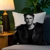 Cool male actor DDrew StarkeyS  Pillow Case Natural Linen Pillow Case DoubleSided Decor Sofa Pillowcase Home Decor