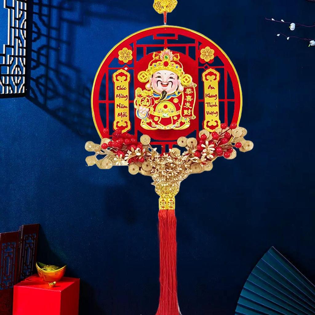Festive Hanging Decoration with Lunar Year Blessings