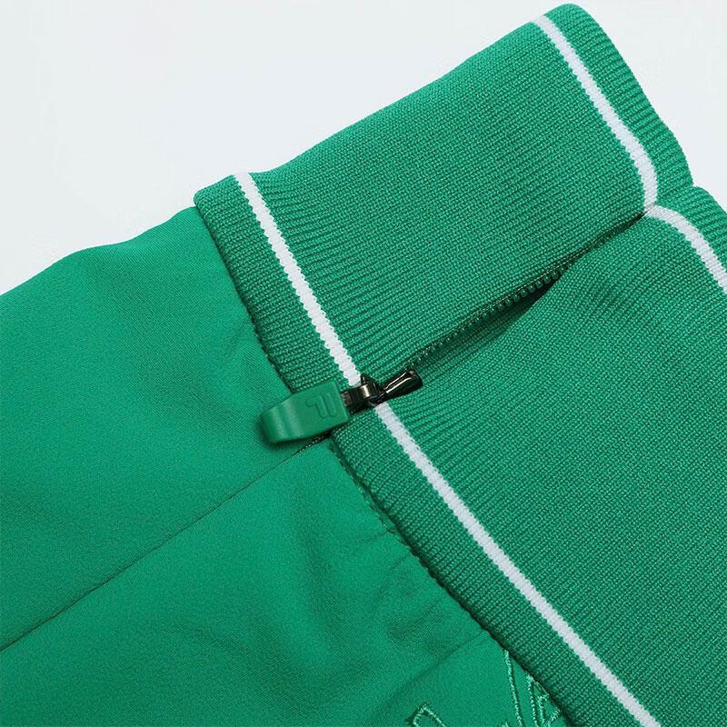 Fila Sports Lifestyle Series Solid Color Golf High-Waisted Woven A-Line Casual Skirt Women Skirts Cedar-Green A11W335309F-GN