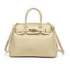 New High-end Bag, Lychee Pattern Lock, Platinum Bag, Portable Shoulder Messenger Trendy Women's Bag