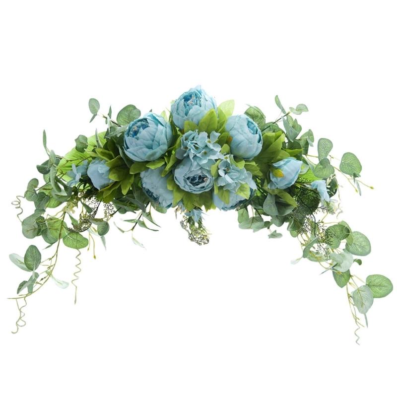 Artificial Flower Swag Wedding Arch Decoration for Wedding Reception Backdrops Wedding Ceremony Sign Flower Decoration