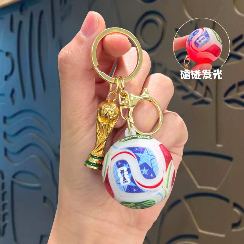 2026 FIFA World Cup Trophy Keychain Souvenir—A Perfect Gift for Male and Female Soccer Fans, Bag Charm