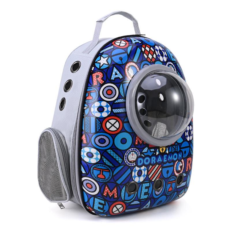 Cat Bag Out Portable Space Capsule Breathable Cat Backpack Pet Double Shoulder Large Capacity Cage Dog Cat Supplies