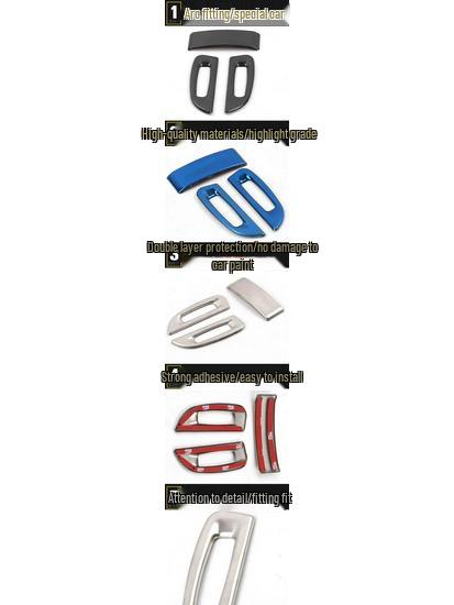 Baojun 530 Front Air Vent Stainless Steel Decorative Stickers