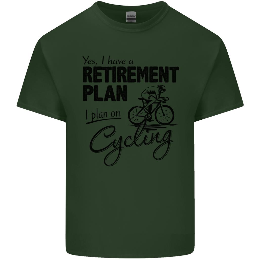 Cycling RetireUnisext Plan Cyclist Bicycle Unisexs Light Cotton TShirt