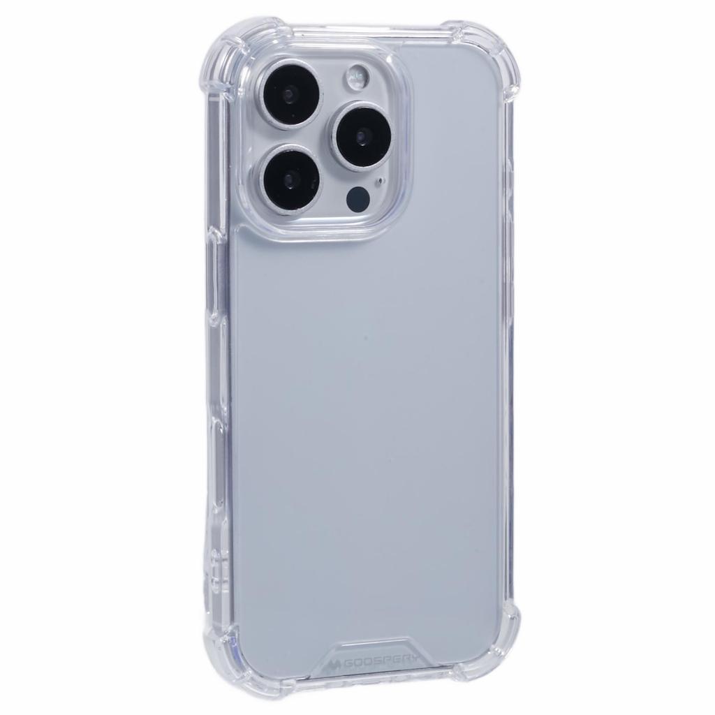 MERCURY GOOSPERY For iPhone 16 Pro Max Case Reinforced Corners TPU+Acrylic Clear Phone Cover