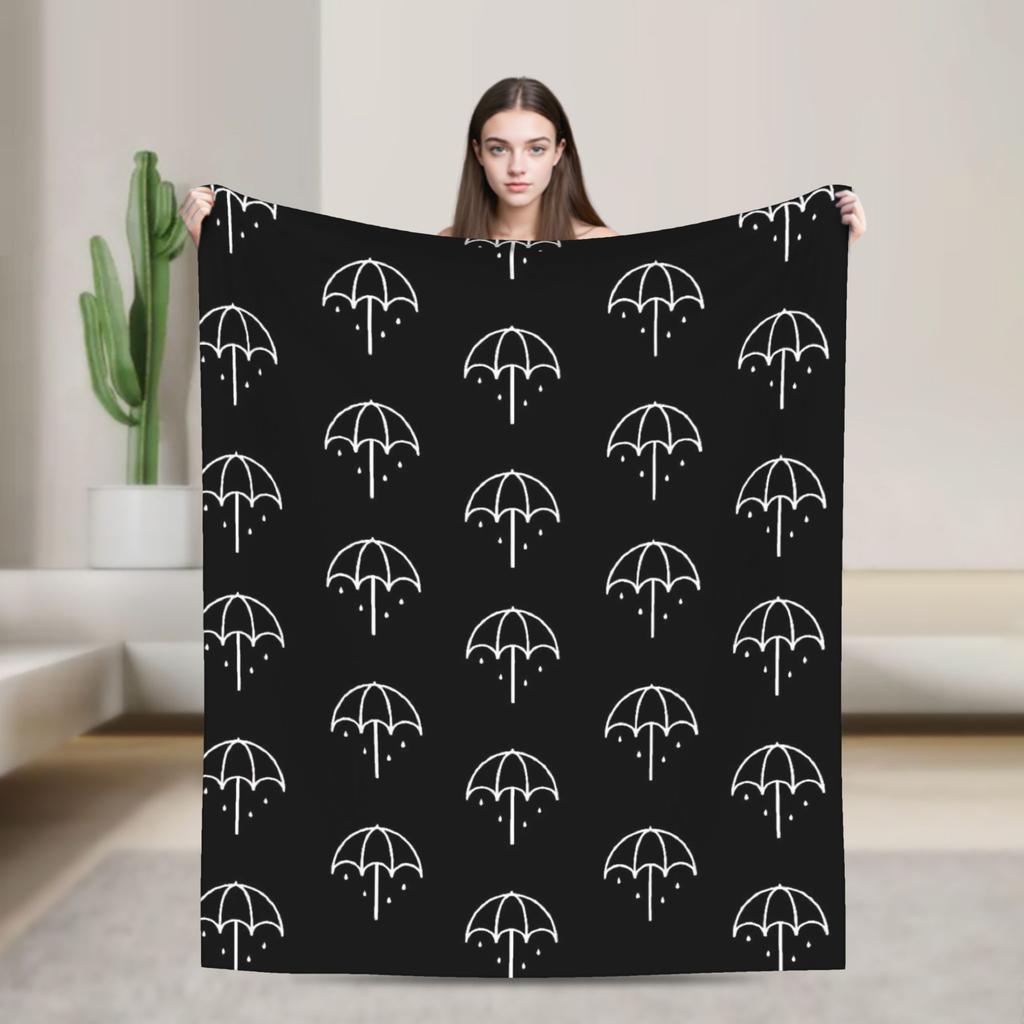 BMTH Bring Me The Horizon Blanket  Travel Office Plush Bedding Throws Street Trend Couch Bed Flannel Bedspread Sofa Bed Cover