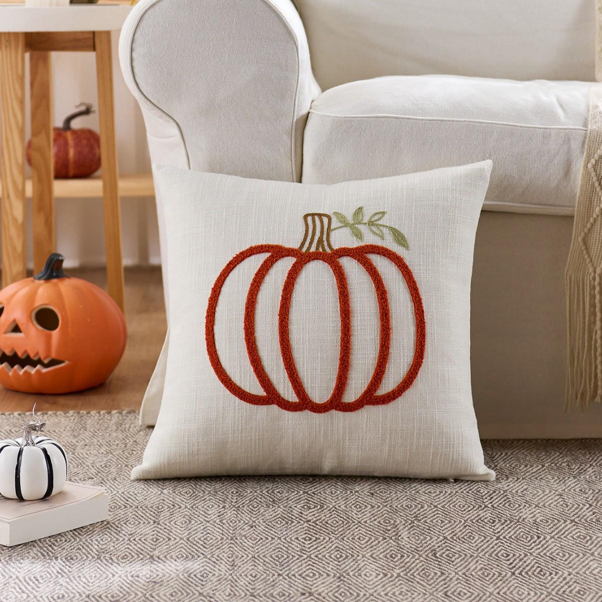 

Nordic Minimalist Corduroy Square Pillow Cover for Office, Bed, or Sofa 45x45cm (Cover Only)