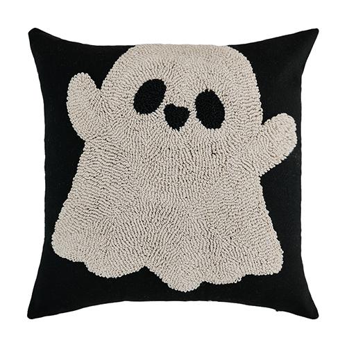 1PC LOZUJOJU Halloween Pillowcase Ghost Pumpkin Pattern Embroidered Soft Cushion Cover for Sofa Living Room Bedroom Home Decor
