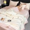Trapunta ricamata di alta gamma per primavera/estate Set da 4 pezzi o Set da 3 pezzi o Coperta estiva di lusso delicata sulla pelle Piumino leggero