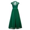 Elegante Vestido de Encaje Hueco para Mujer para Fiestas de Cóctel Ocasiones Formales de Noche