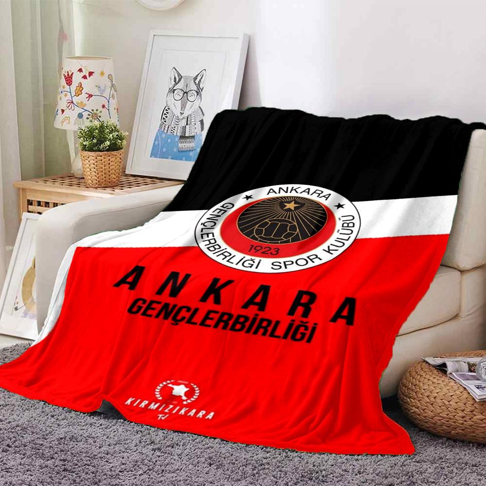 Gençlerbirliği Print Flannel Blanket High Quality Warm Comfortable Cover for All Seasons Perfect for Gifts Home Decor