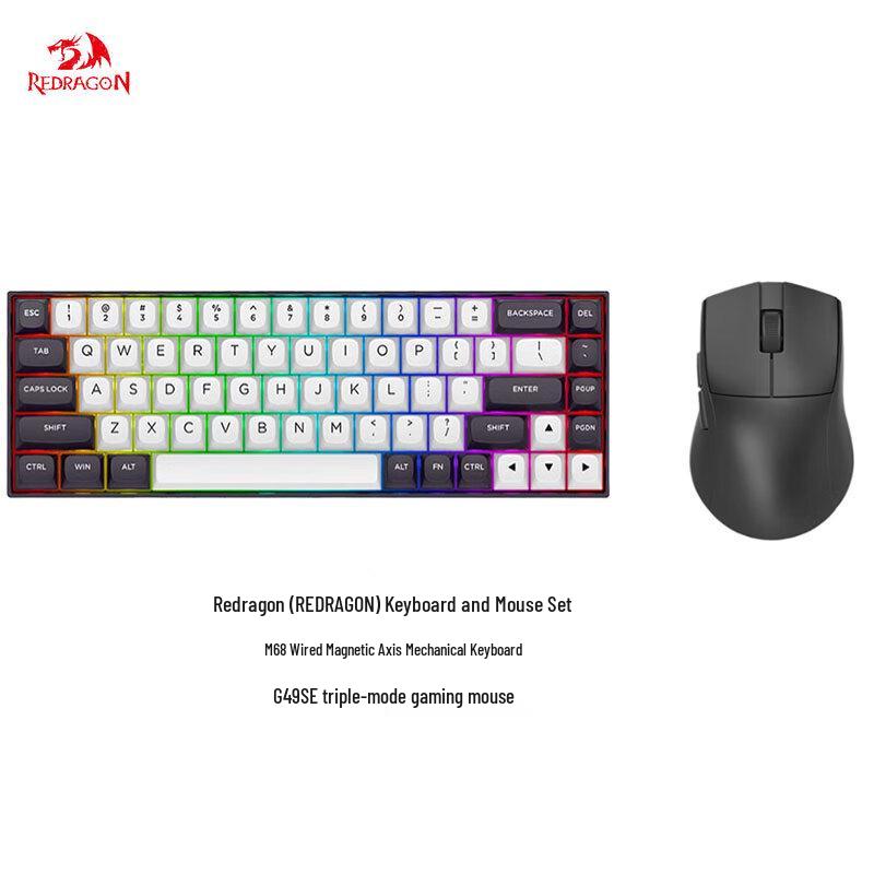 Redragon Magnetic Switch Mechanical Keyboard & G49 SE Gaming Mouse Combo