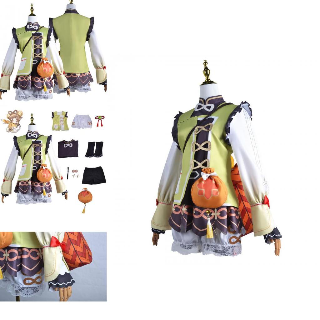 Cosplay Genshin Impact Yaoyao Kostüm Set Damen Rollenspiel Show Anzug Spiel