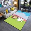 Cute Cartoon Dogs Design Carpet with Vibrant Colors for Living Room Suitable for Use As an Anti-slip for Living Room Bedroom Sofas