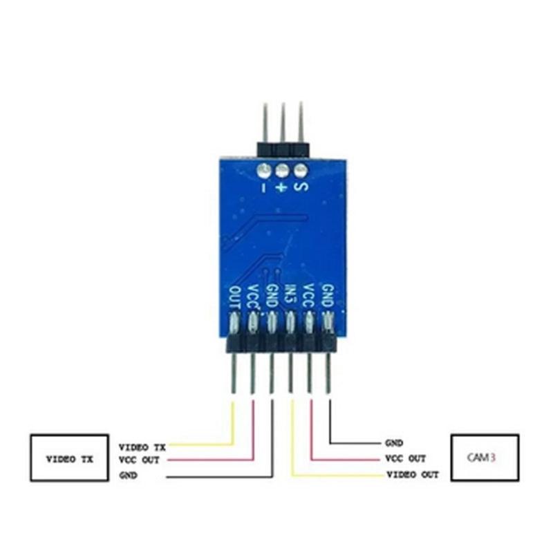 5-12V 3 Channel Video Switcher Module for Remote Control FPV Camera Signal Control 3 Way Video Switcher Unit