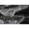 Heren S Lange Mouw Rozenprint Slim Fit Casual Shirt