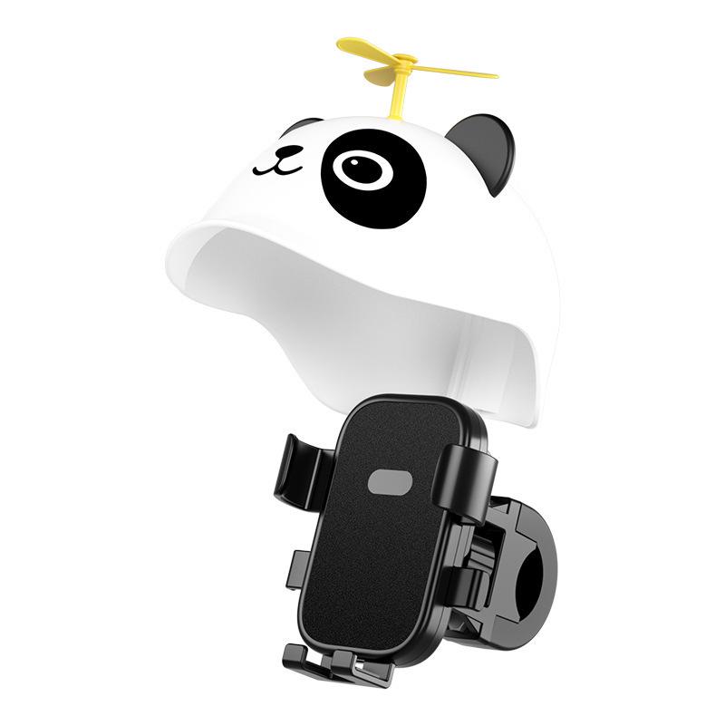 

Waterproof Sunshade Helmet-Mounted Cartoon Phone Holder for Bikes & Scooters