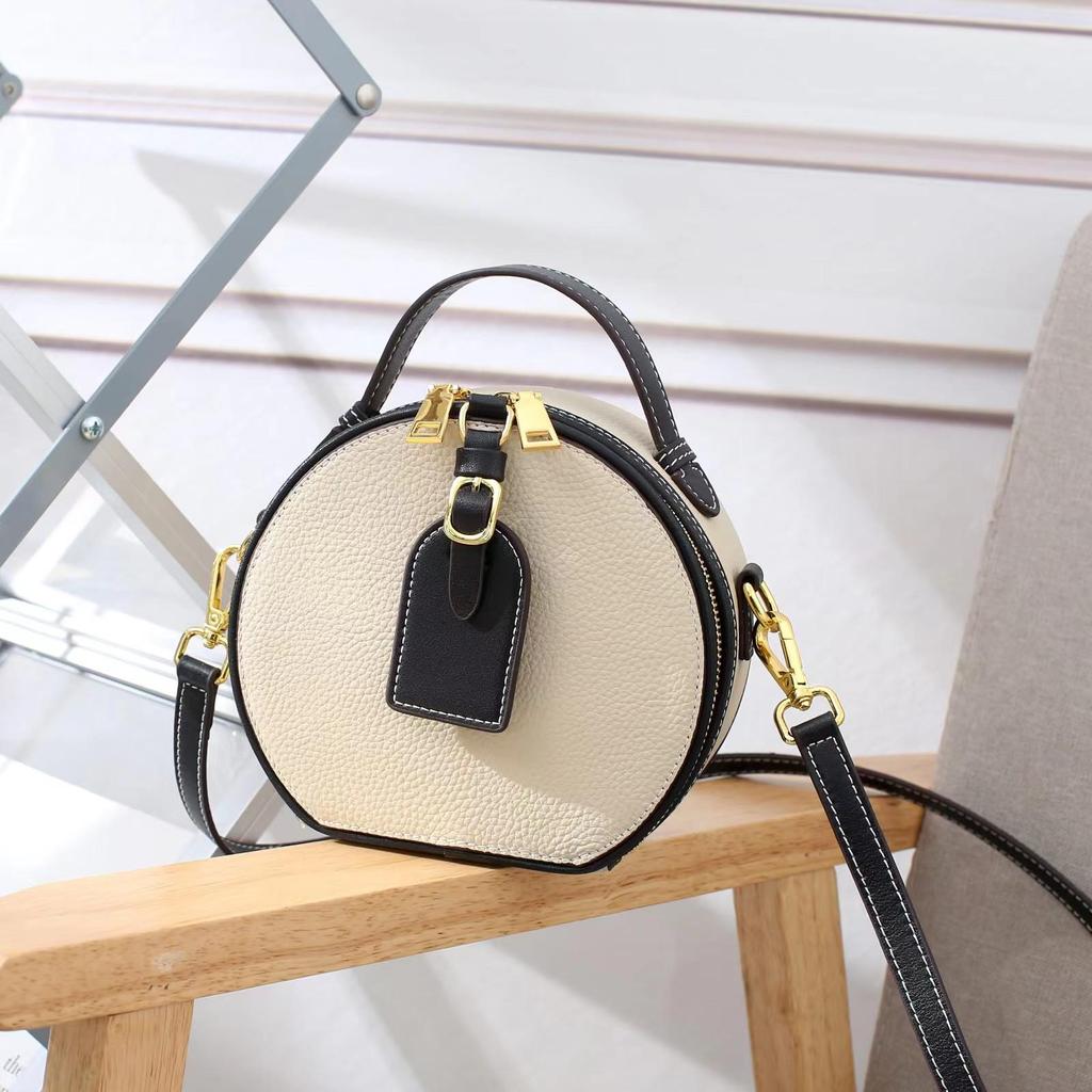 2023 Retro Koreanischer Stil Rindsleder Crossbody Schultertasche - Frühling/Sommer Edition