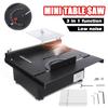 Table Saw Handmade Woodworking Bench Saw Multifunction Cutter DIY Crafts Cutting Tool Machine + Circular Saw Blade 100W