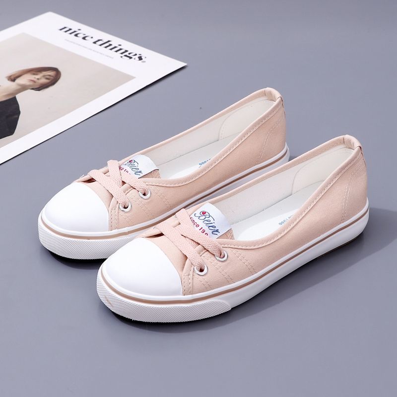 Whit Women's Canvas Shoes Flat Summer Ladies Footwear Daily Routine Original Light Aesthetic 2025 New Arrival Cheap Y2k Fashion