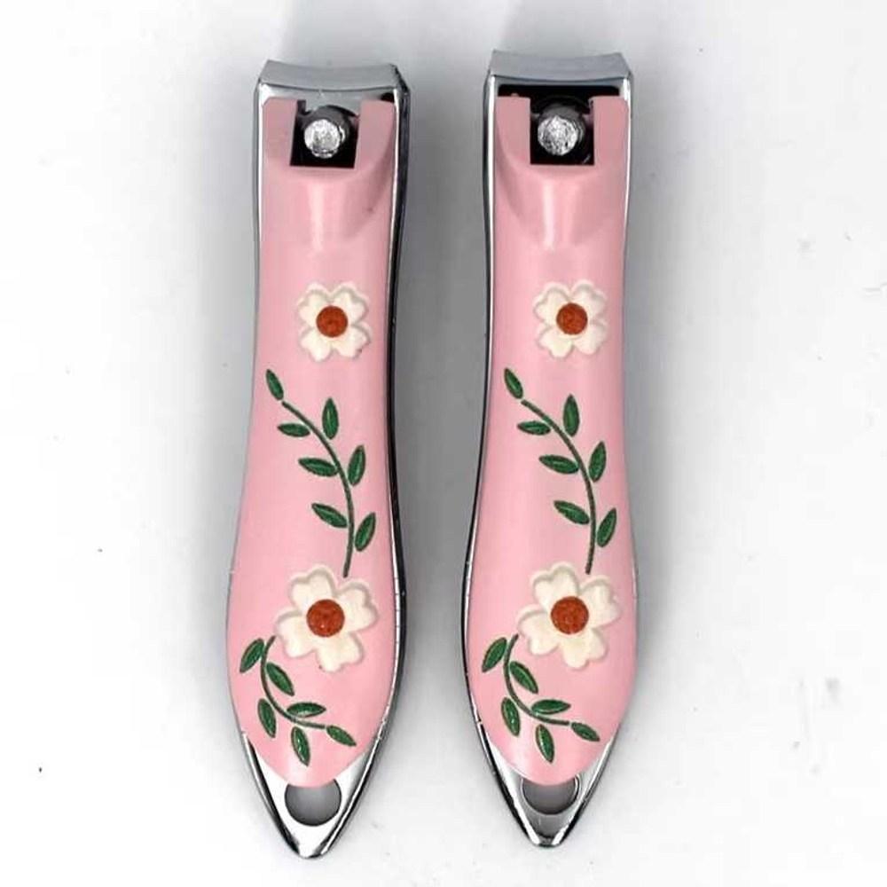 Floral Nail Clippers for Home Use Pretty Petal Nail Clippers 1 pcs