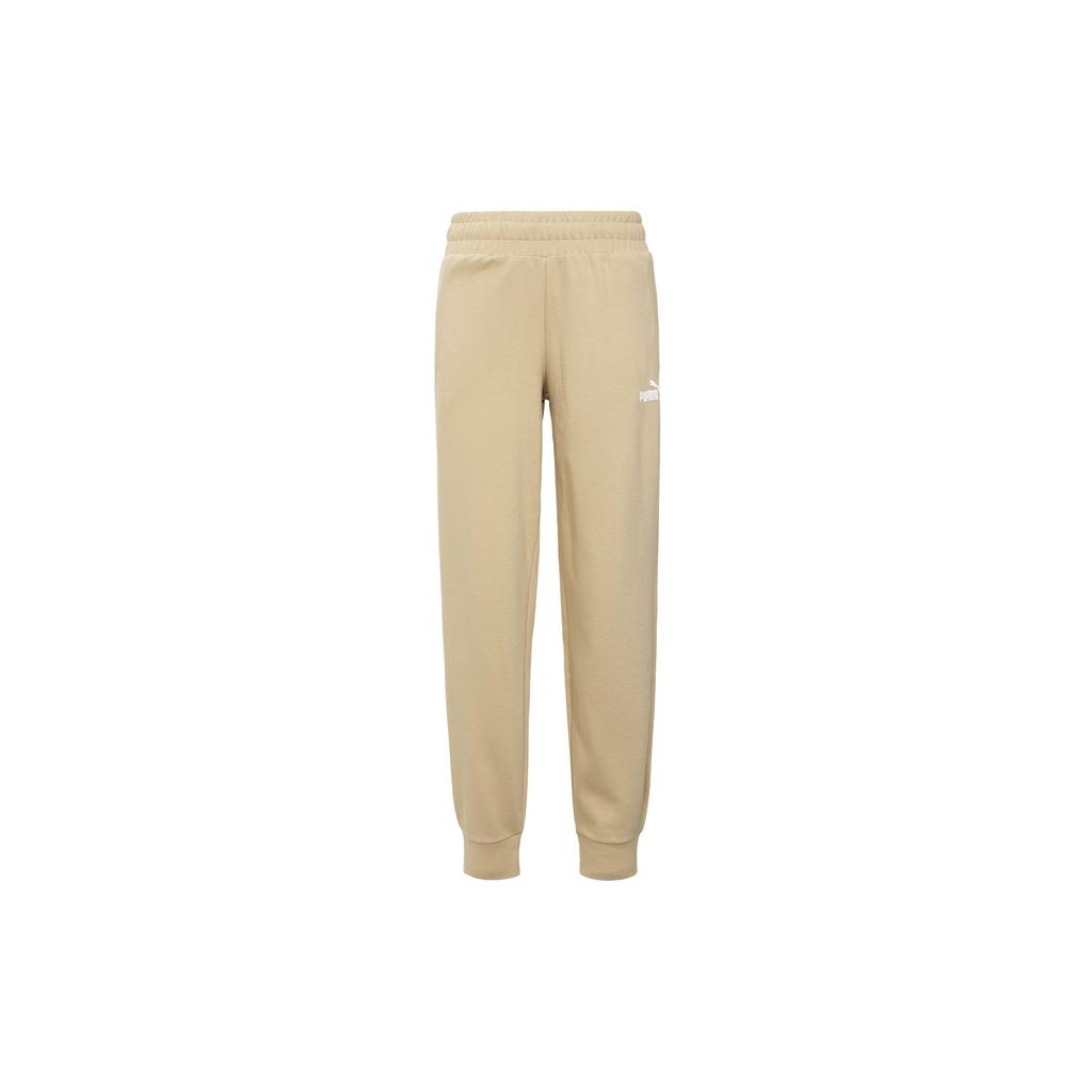 Puma Logo Embroidered Breathable Casual Knitted Sports Pants Women pants Khaki 678448-84